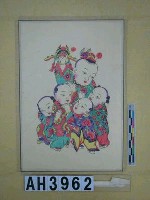 藏品(五子奪魁版畫（左）)的圖片